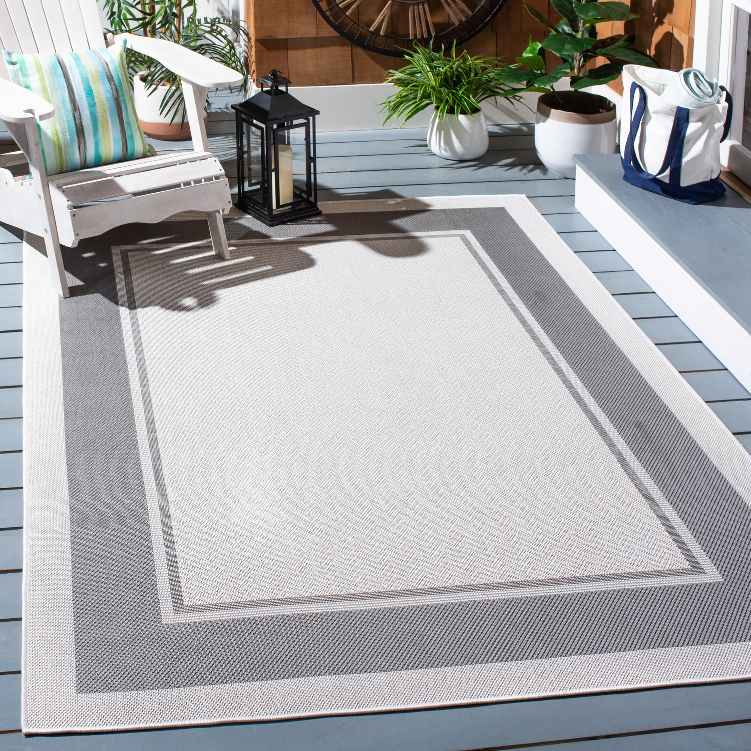 Safavieh Martha Stewart Msro317F Ivory/Grey Rugs.