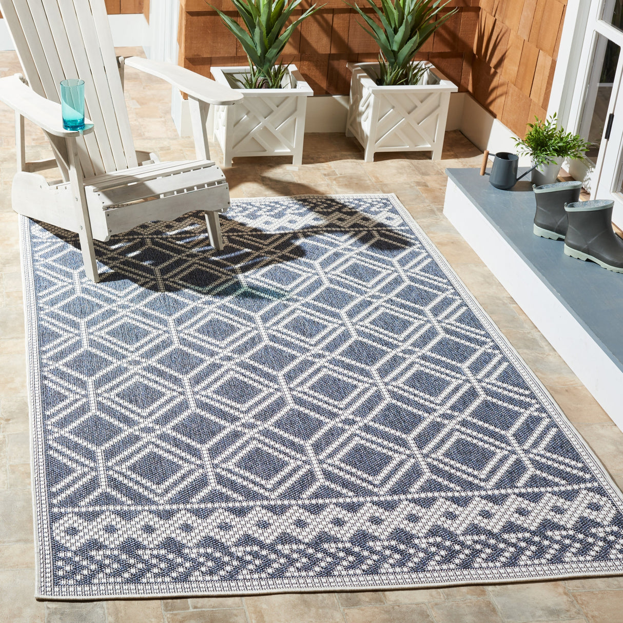 Safavieh Martha Stewart Msro374F Grey/Ivory Rugs.