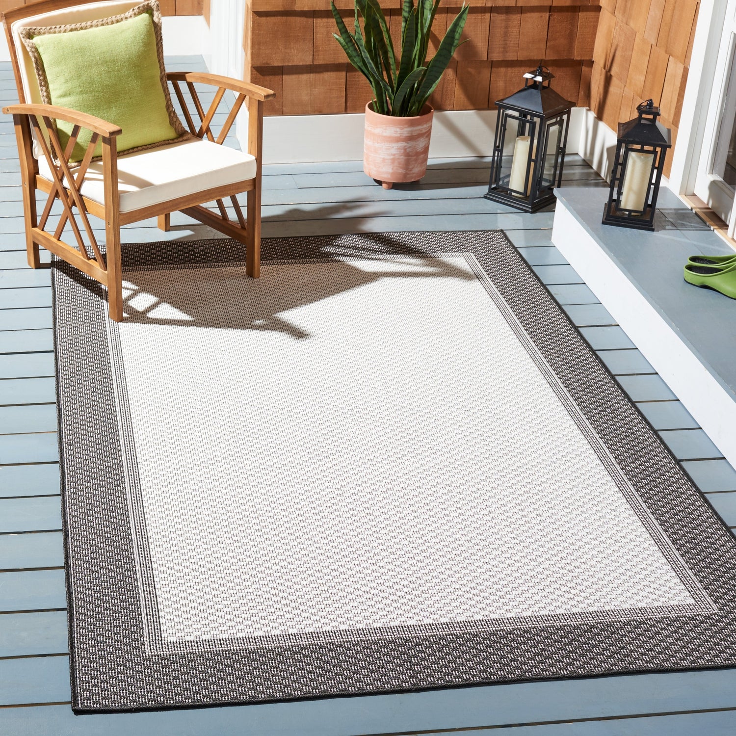 Safavieh Martha Stewart Msro386H Ivory/Charcoal Rugs.