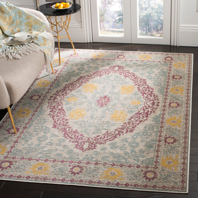 Safavieh Montage Mtg171R Beige/Fuchsia Rug.