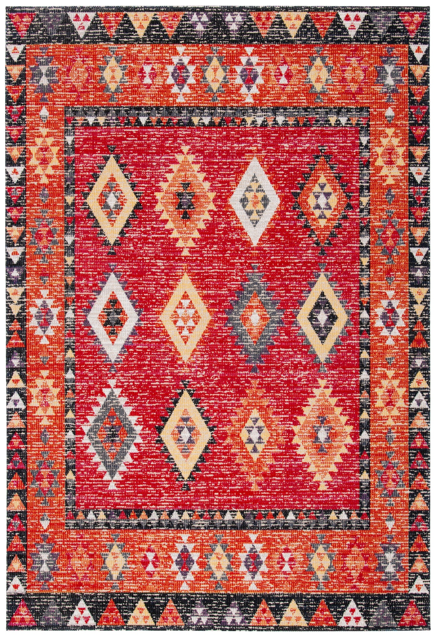 Safavieh Montage Mtg201Q Red/Black Rugs.
