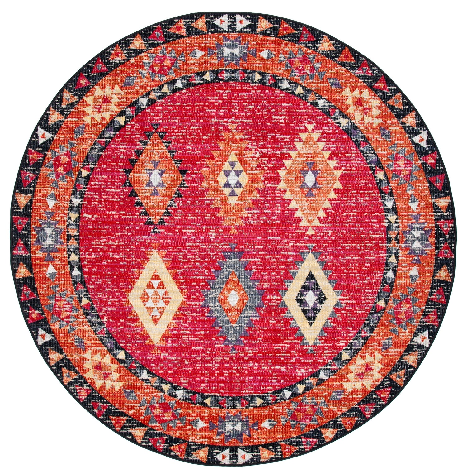 Safavieh Montage Mtg201Q Red/Black Rugs.