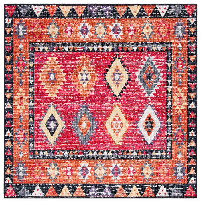Safavieh Montage Mtg201Q Red/Black Rugs.