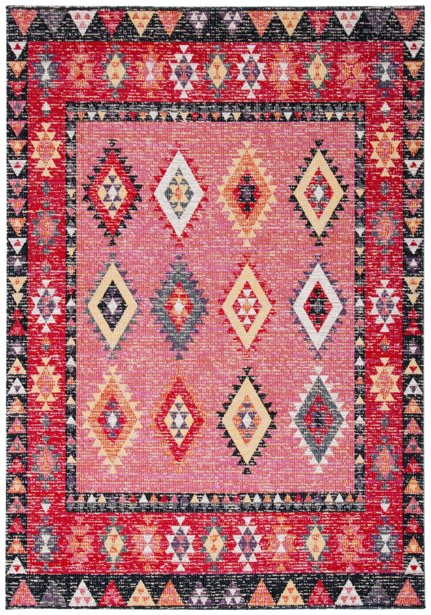 Safavieh Montage Mtg201U Pink/Black Rug.