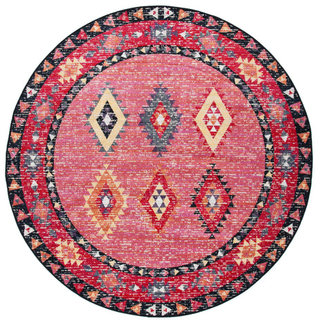 Safavieh Montage Mtg201U Pink/Black Rug.