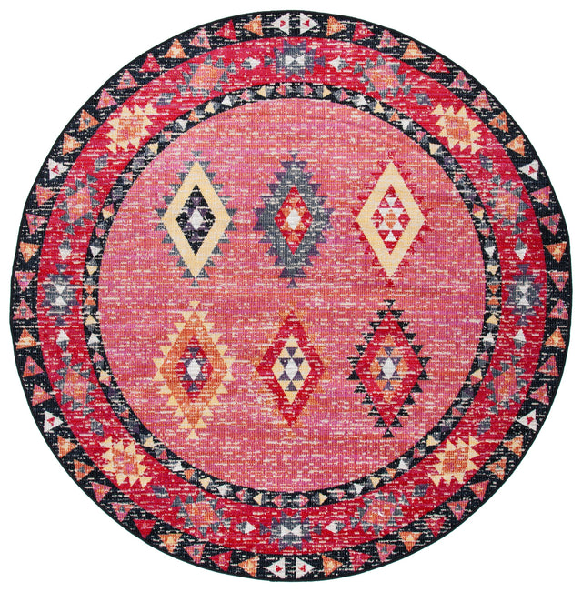 Safavieh Montage Mtg201U Pink/Black Rug.