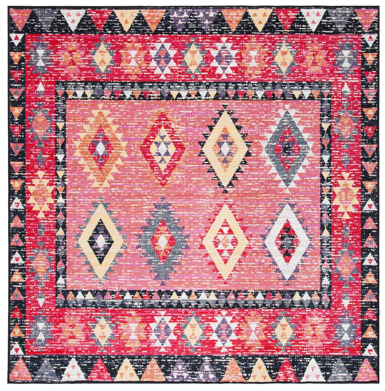 Safavieh Montage Mtg201U Pink/Black Rug.