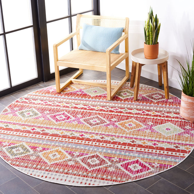 Safavieh Montage Mtg271Q Red/Fuchsia Rug.