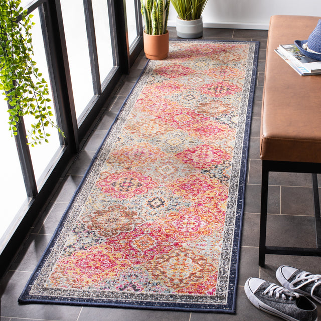 Safavieh Montage Mtg281Q Red/Aqua Rugs.