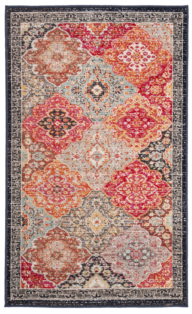 Safavieh Montage Mtg281Q Red/Aqua Rugs.