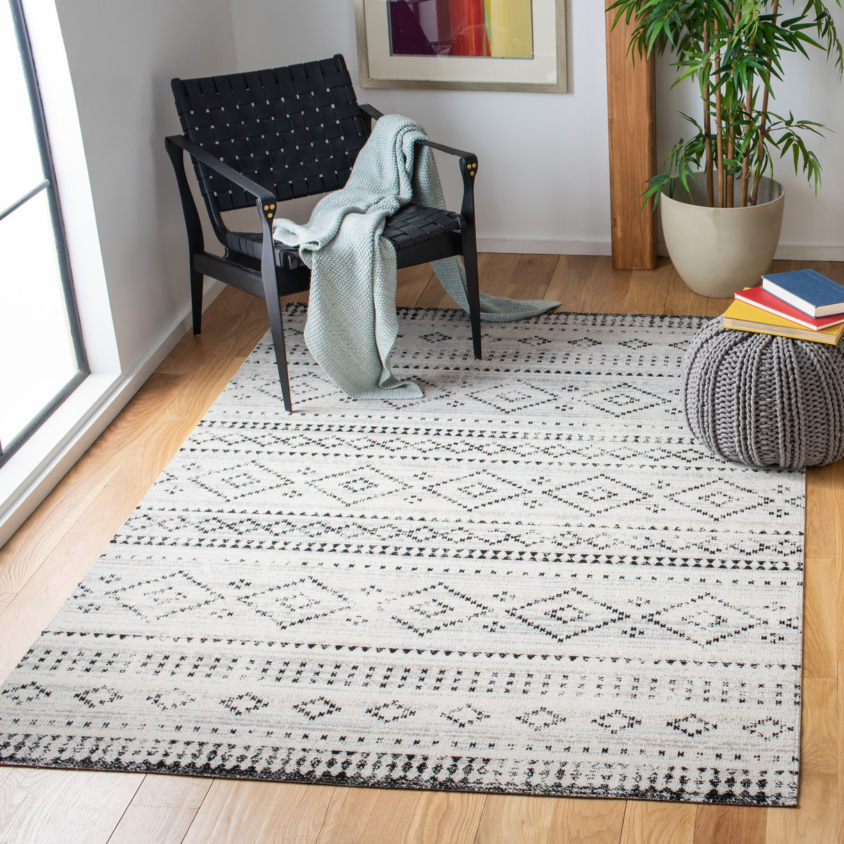 Safavieh Montage Mtg291F Grey/Ivory Rugs.