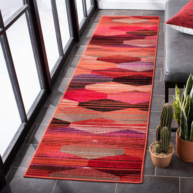 Safavieh Montage Mtg301Q Red/Fuchsia Rug.