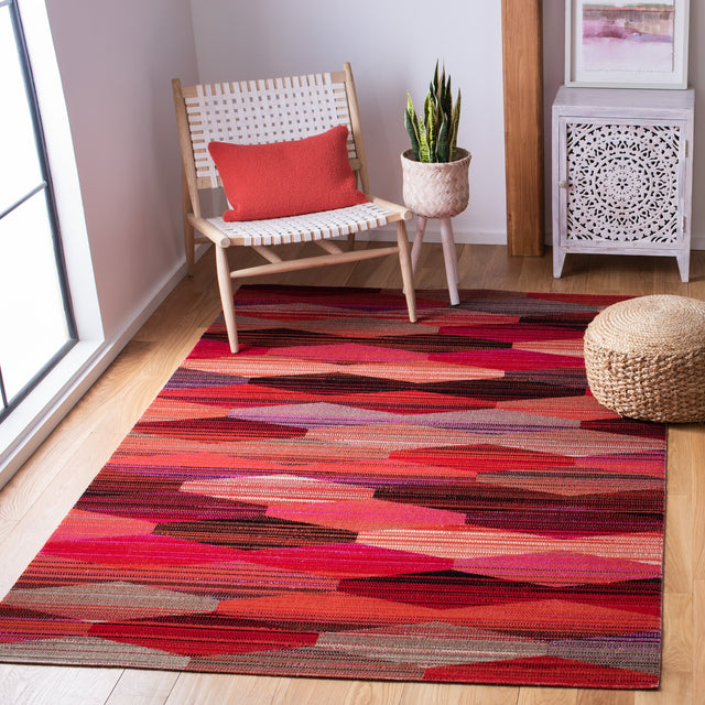 Safavieh Montage Mtg301Q Red/Fuchsia Rug.