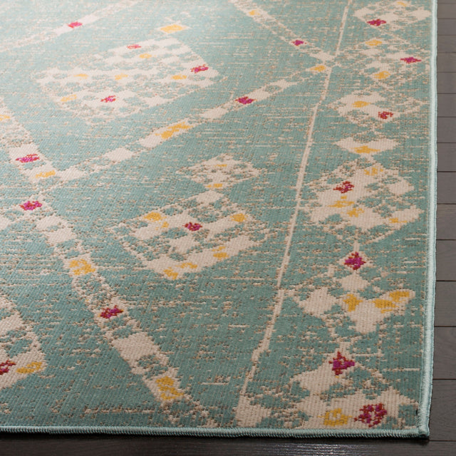 Safavieh Montage Mtg381J Aqua/Beige Rug.