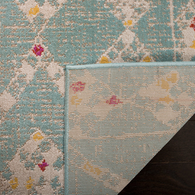 Safavieh Montage Mtg381J Aqua/Beige Rug.