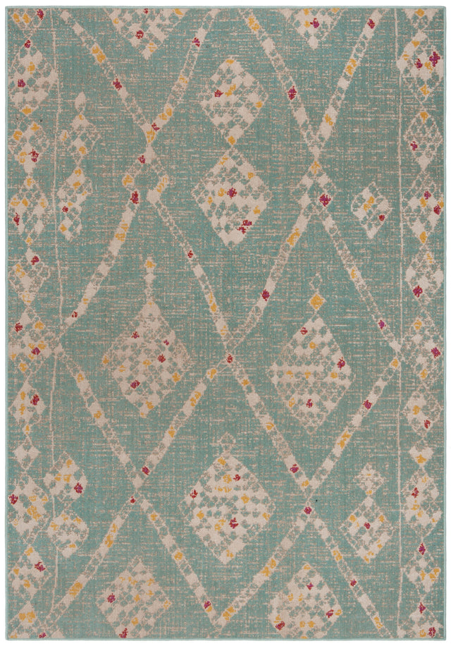 Safavieh Montage Mtg381J Aqua/Beige Rug.