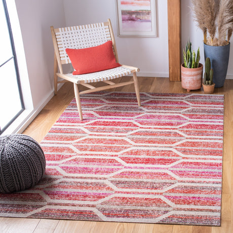 Safavieh Montage Mtg481Q Red/Ivory Rugs.