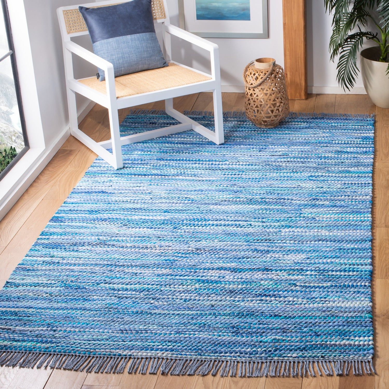 Safavieh Montauk Mtk251M Blue Rugs.