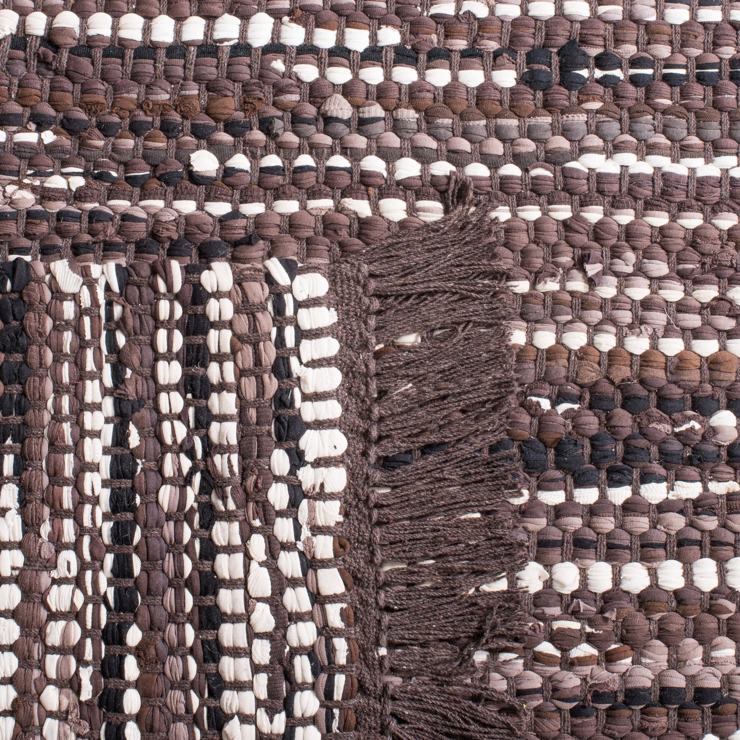 Safavieh Montauk Mtk251T Brown/Ivory Rugs.