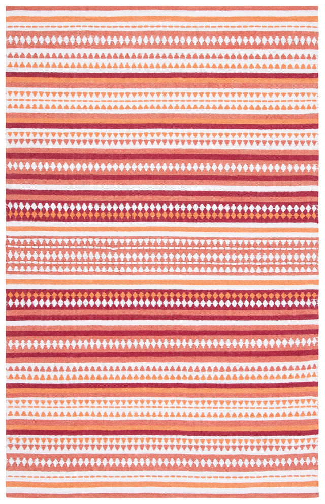 Safavieh Montauk Mtk451P Orange/Ivory Rug.