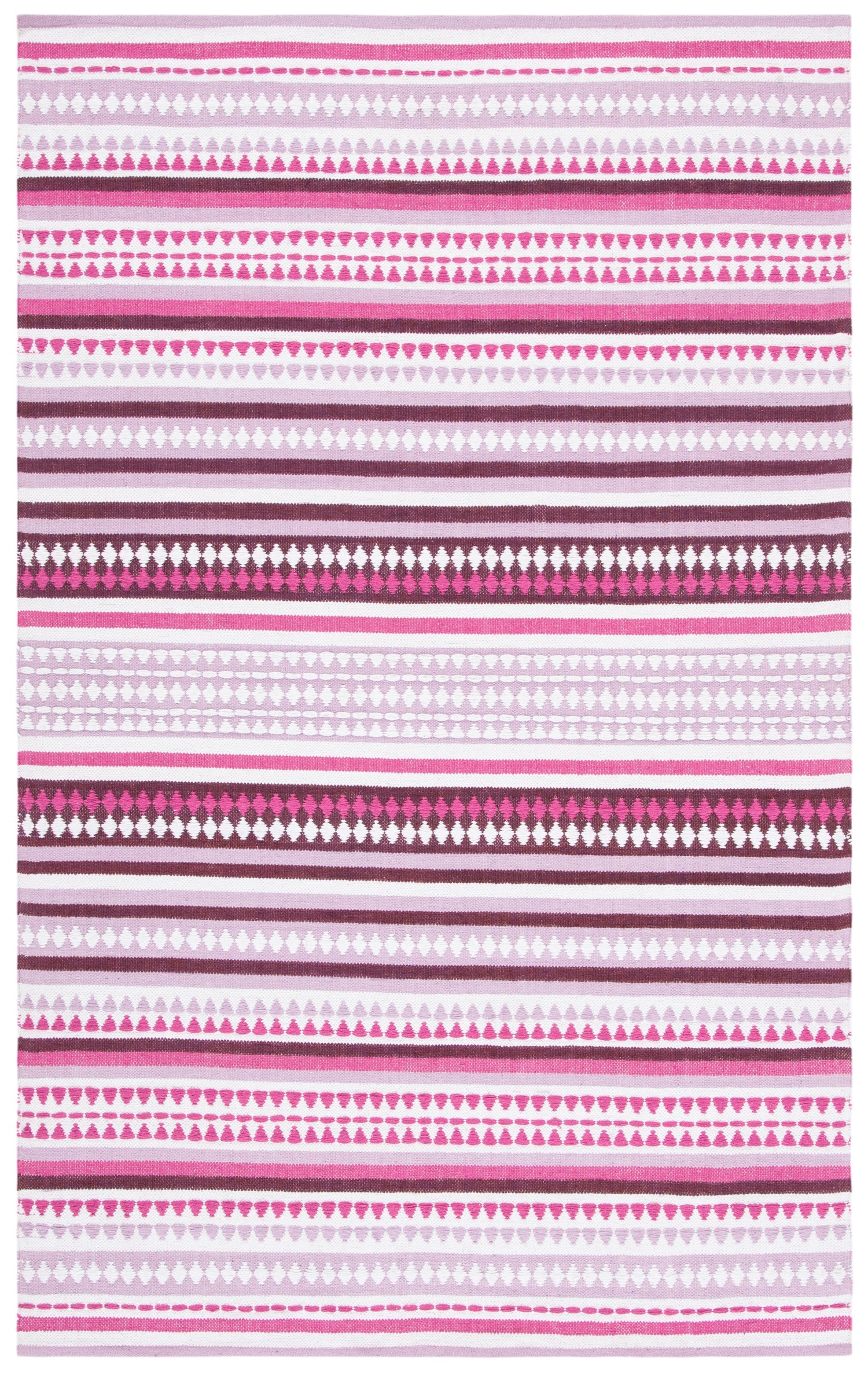 Safavieh Montauk Mtk451R Pink/Ivory Rug.