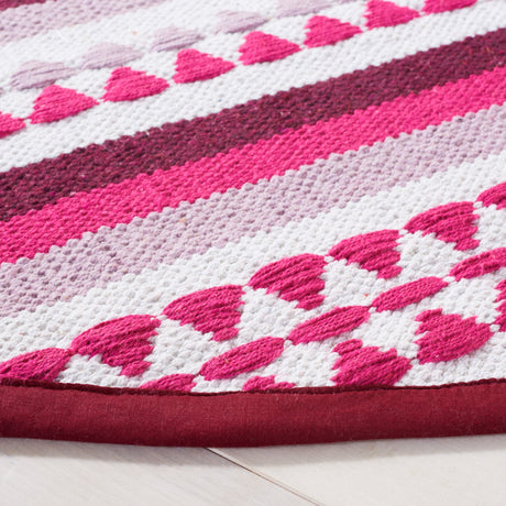 Safavieh Montauk Mtk451R Pink/Ivory Rug.