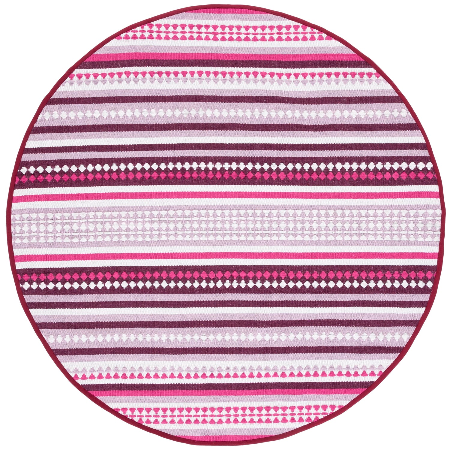 Safavieh Montauk Mtk451R Pink/Ivory Rug.