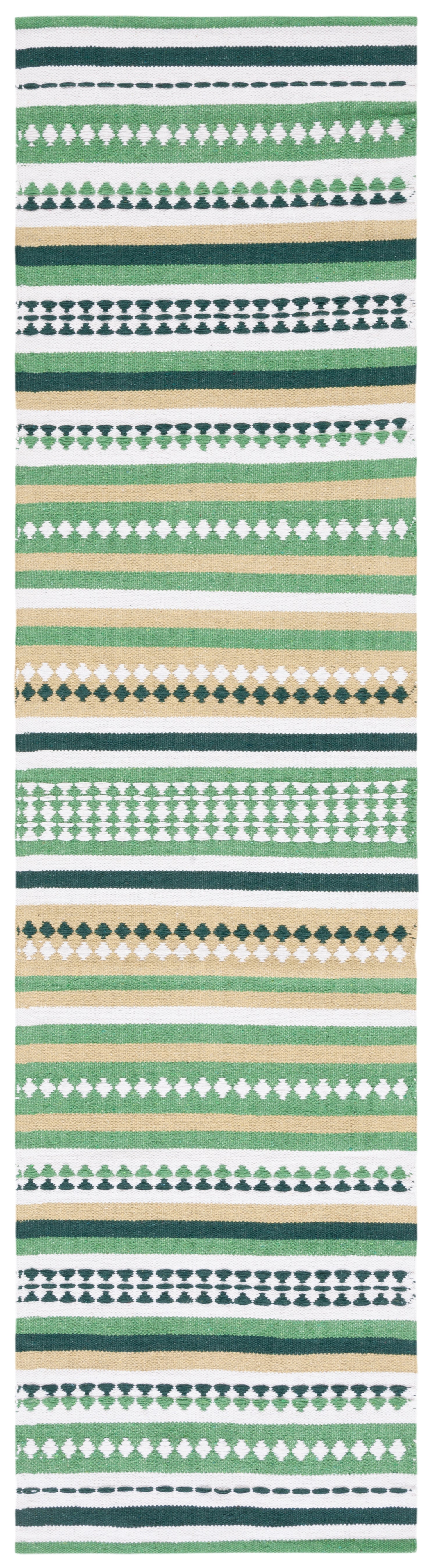 Safavieh Montauk Mtk451Y Green/Ivory Rug.