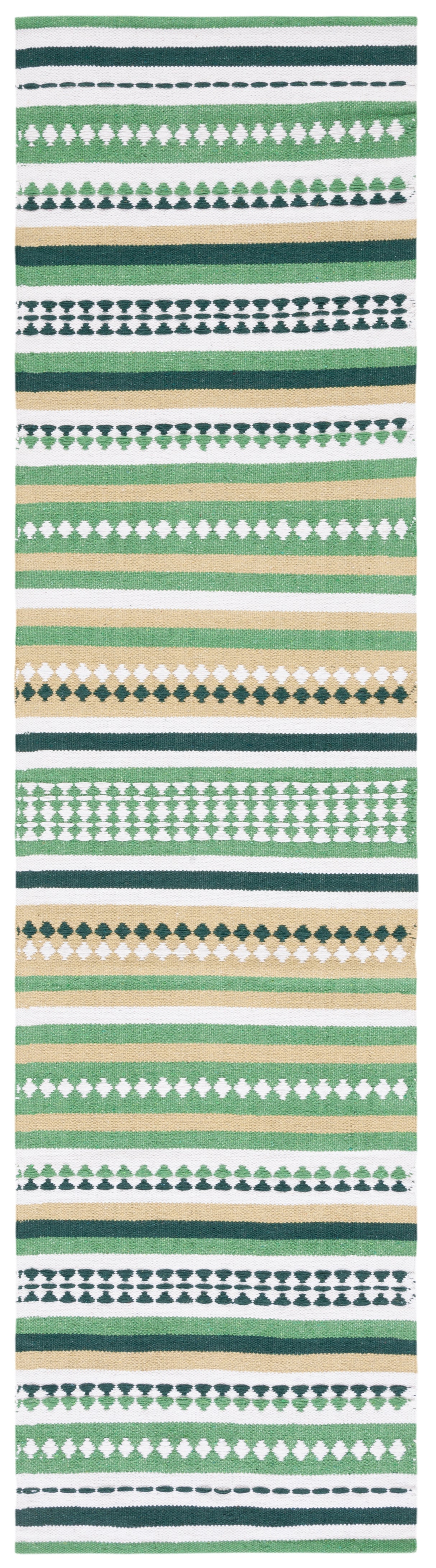 Safavieh Montauk Mtk451Y Green/Ivory Rug.
