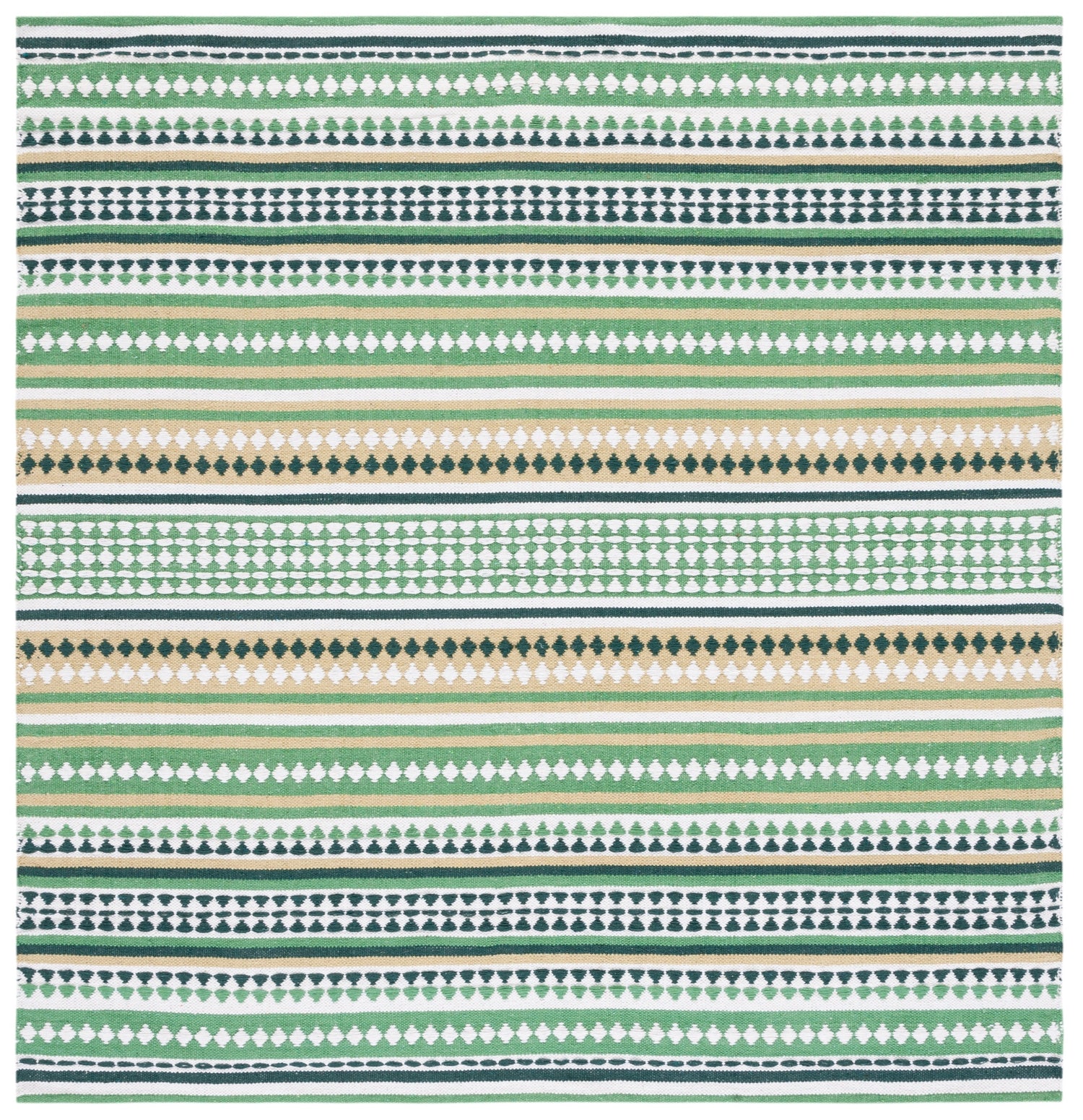 Safavieh Montauk Mtk451Y Green/Ivory Rug.
