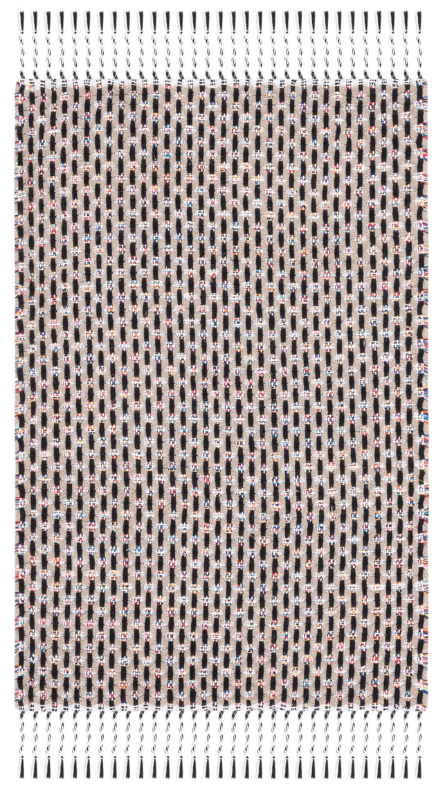 Safavieh Montauk Mtk475B Beige/Black Rug.