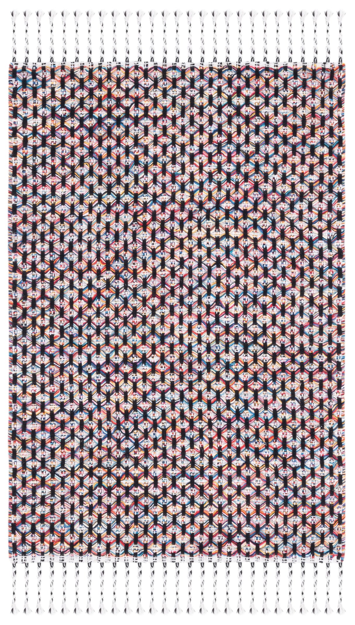 Safavieh Montauk Mtk475Q Red/Yellow Rug.