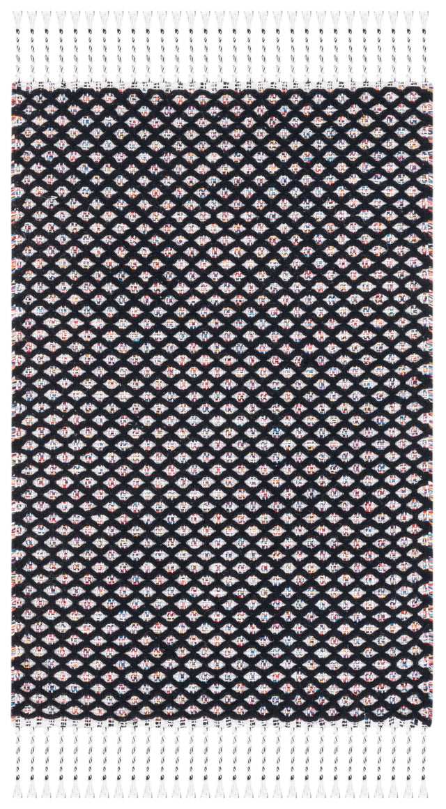 Safavieh Montauk Mtk475Z Black/Ivory Rug.