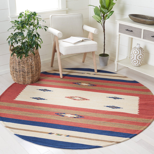 Safavieh Montauk Mtk552A Blue/Red Rugs.