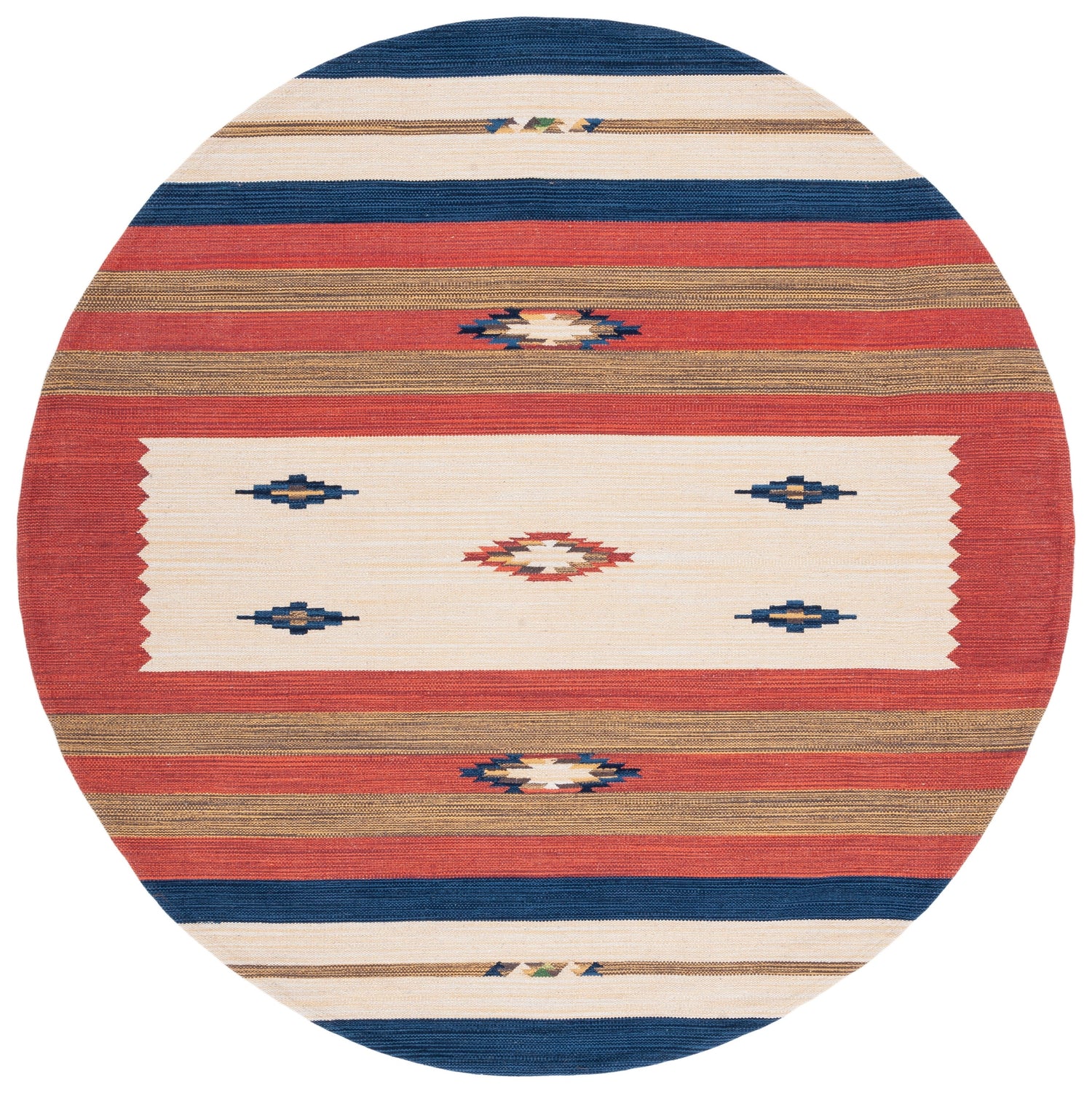Safavieh Montauk Mtk552A Blue/Red Rugs.