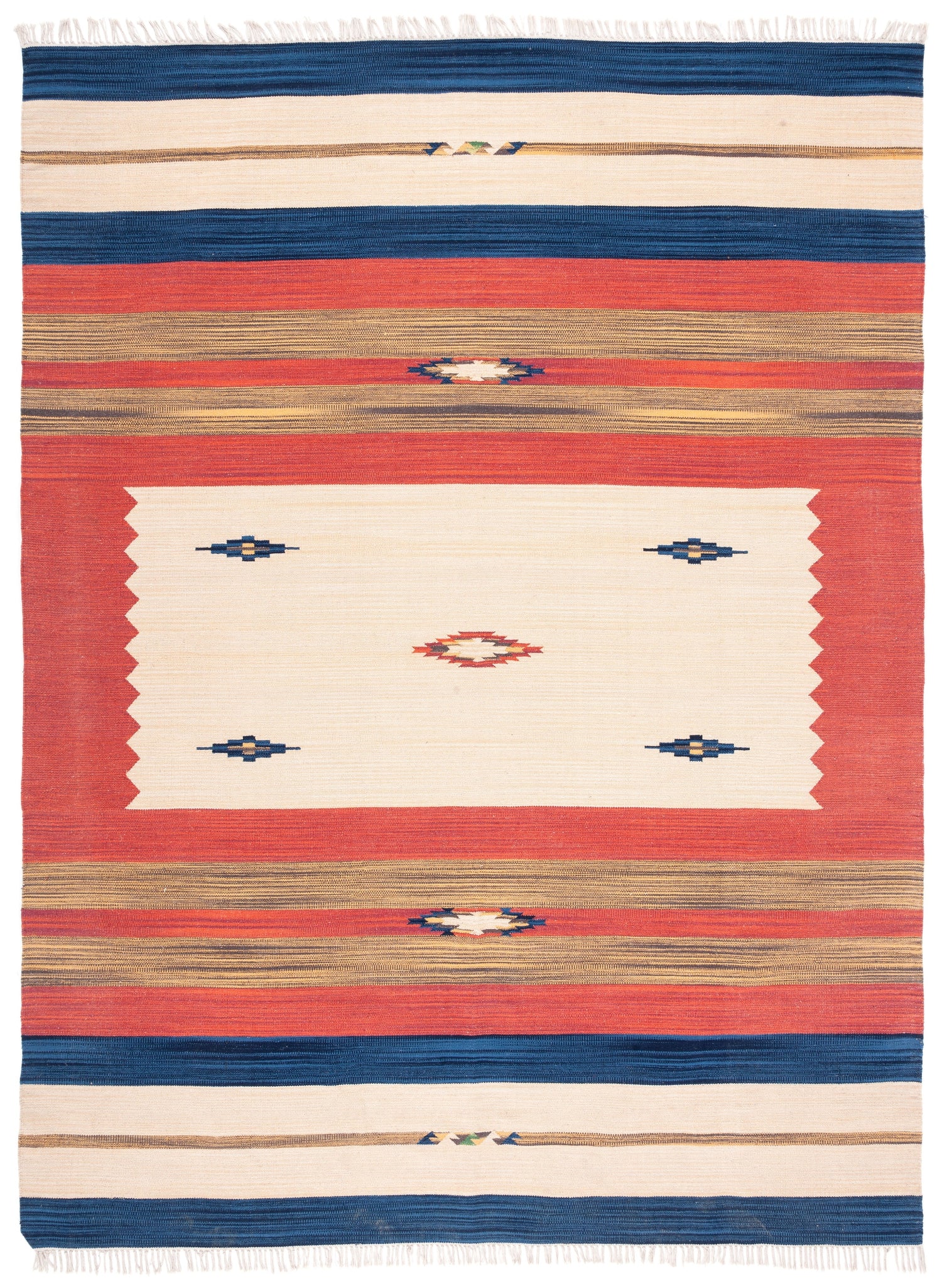 Safavieh Montauk Mtk552A Blue/Red Rugs.