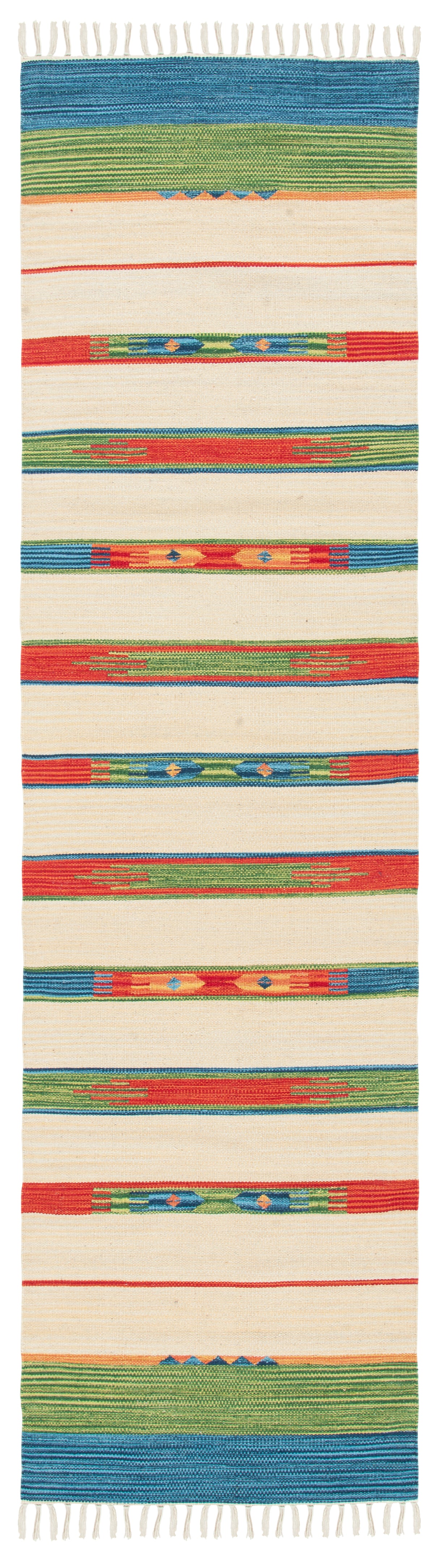 Safavieh Montauk Mtk553Y Green/Blue Rugs.
