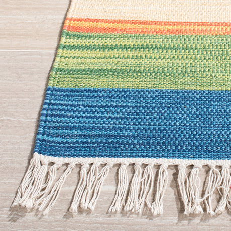 Safavieh Montauk Mtk553Y Green/Blue Rugs.