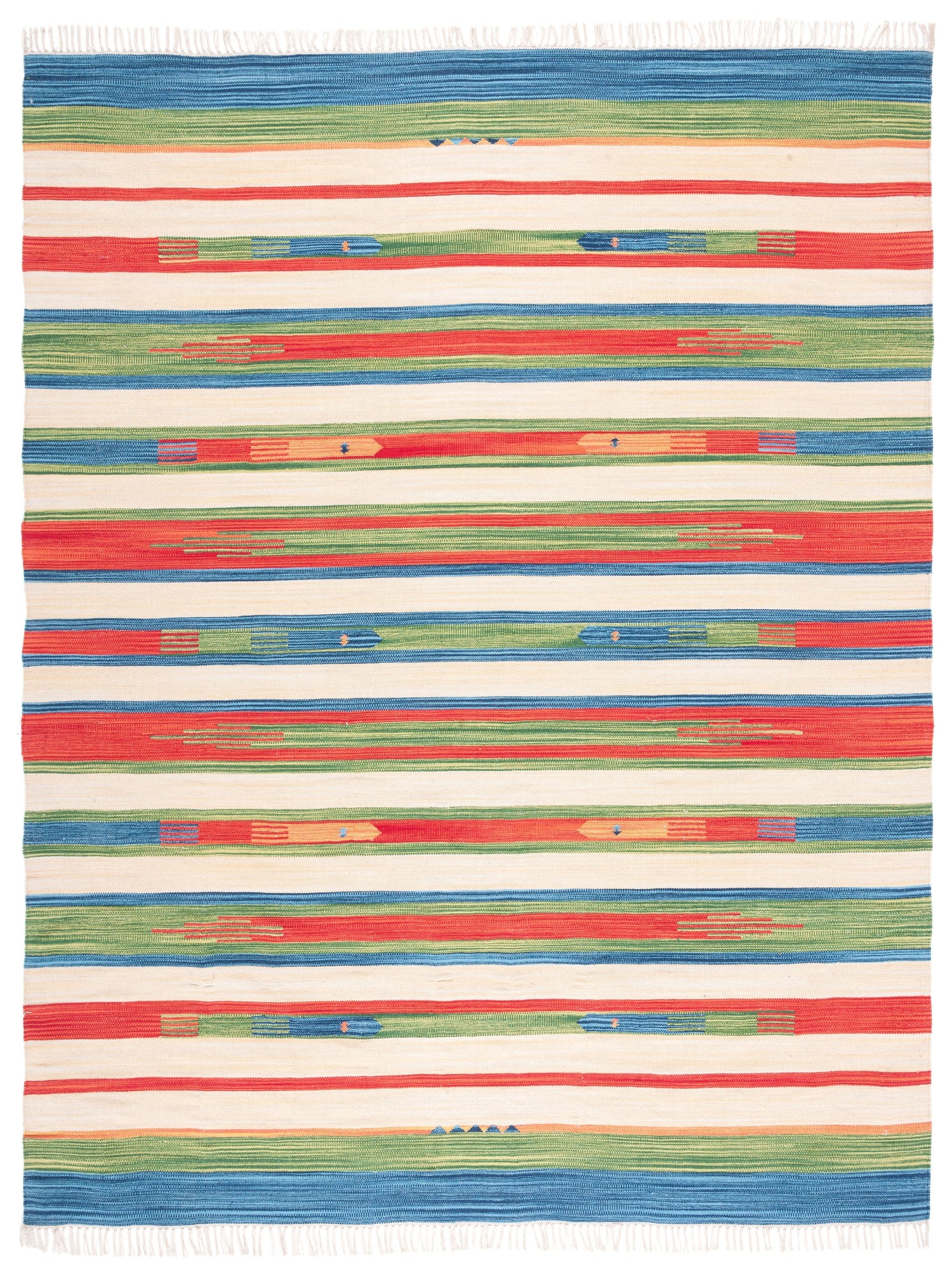 Safavieh Montauk Mtk553Y Green/Blue Rugs.