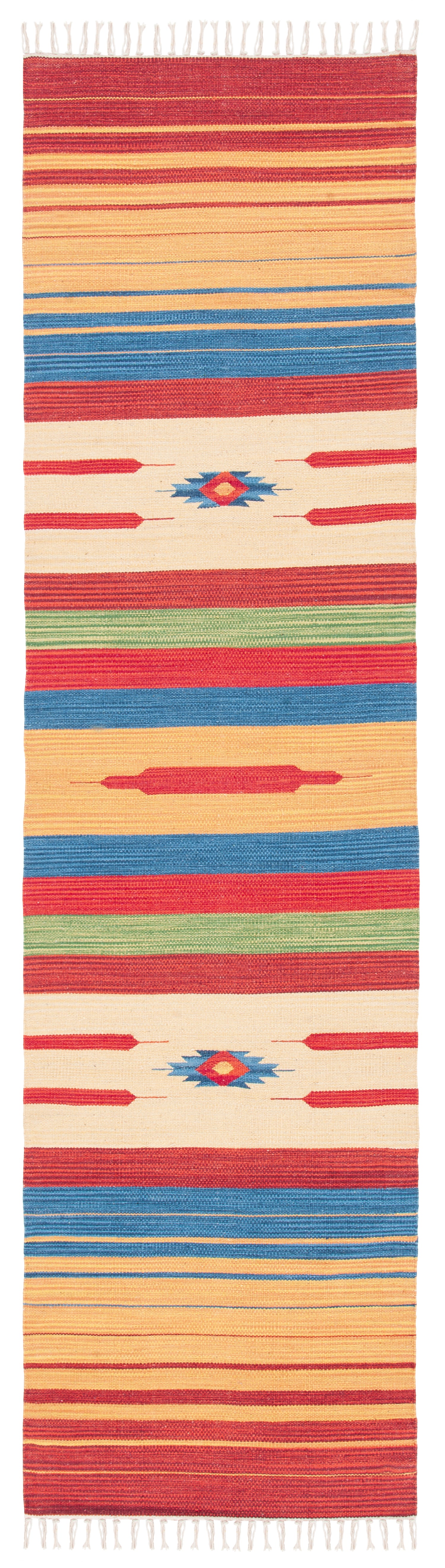 Safavieh Montauk Mtk554Q Red/Blue Rugs.