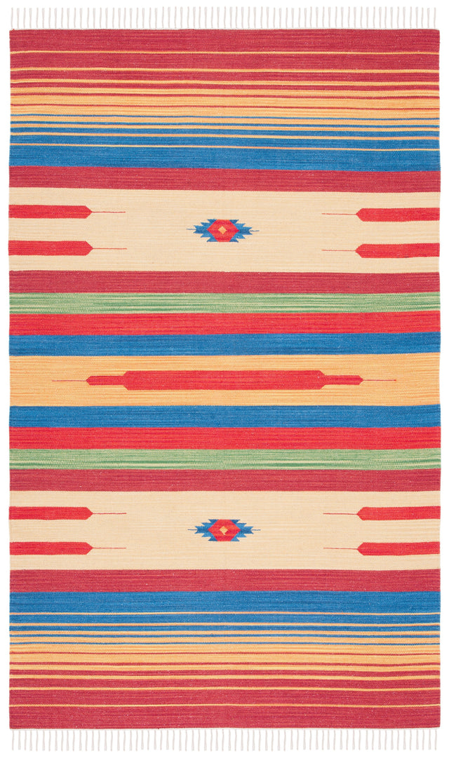 Safavieh Montauk Mtk554Q Red/Blue Rugs.