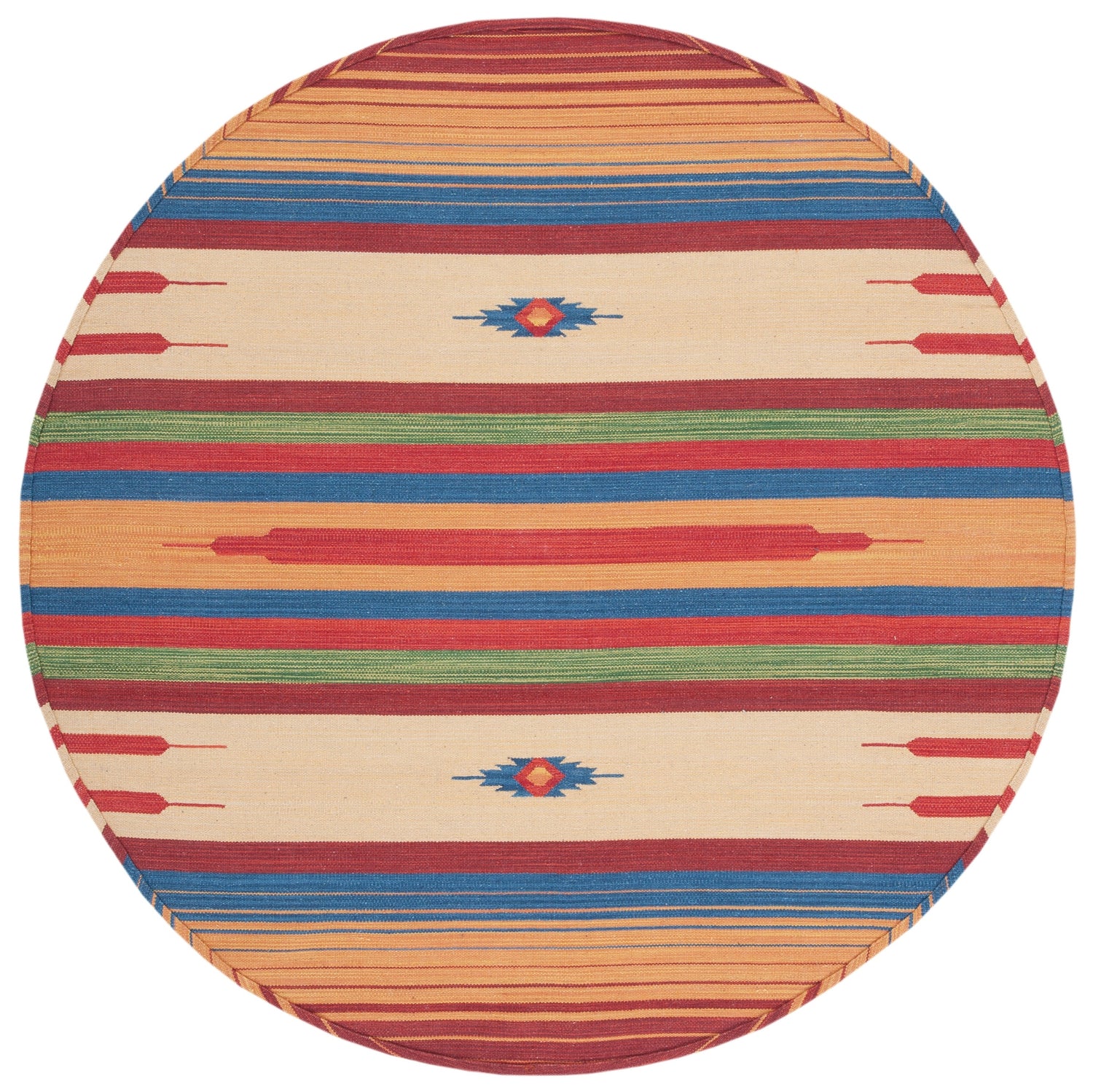 Safavieh Montauk Mtk554Q Red/Blue Rugs.