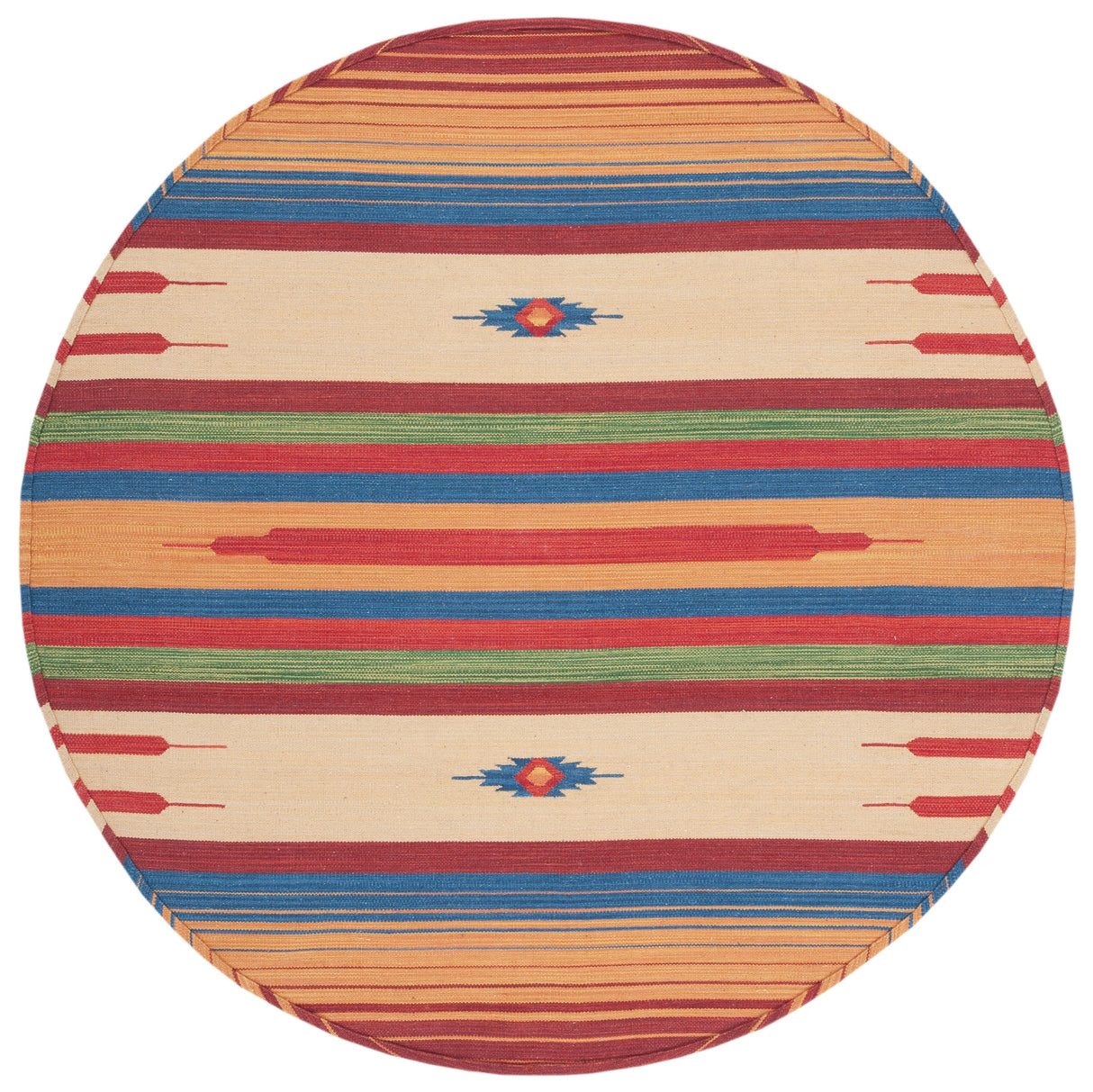 Safavieh Montauk Mtk554Q Red/Blue Rugs.