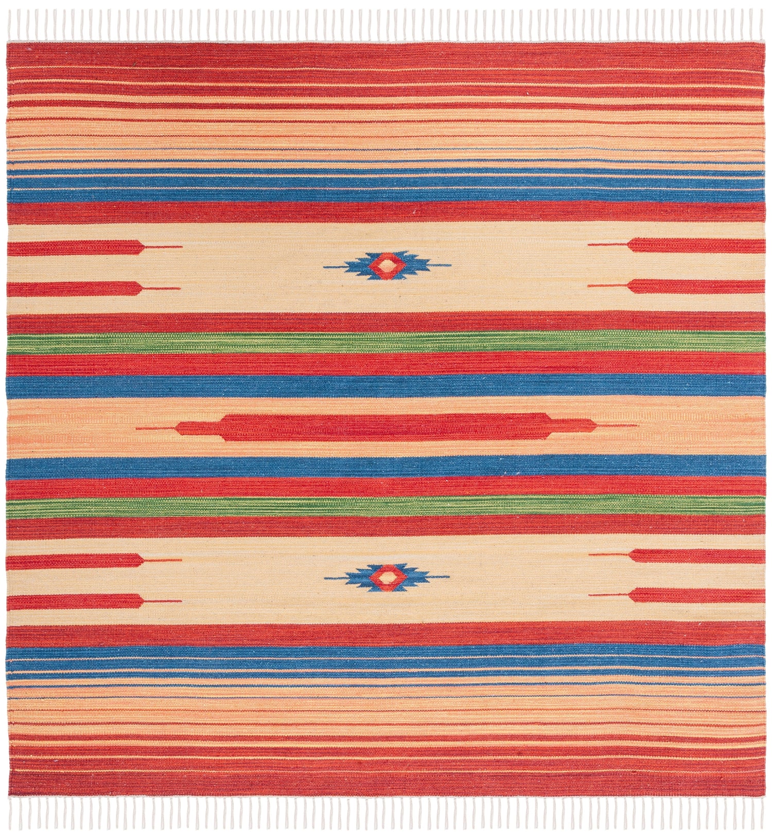 Safavieh Montauk Mtk554Q Red/Blue Rugs.