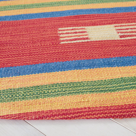 Safavieh Montauk Mtk555M Blue/Red Rugs.