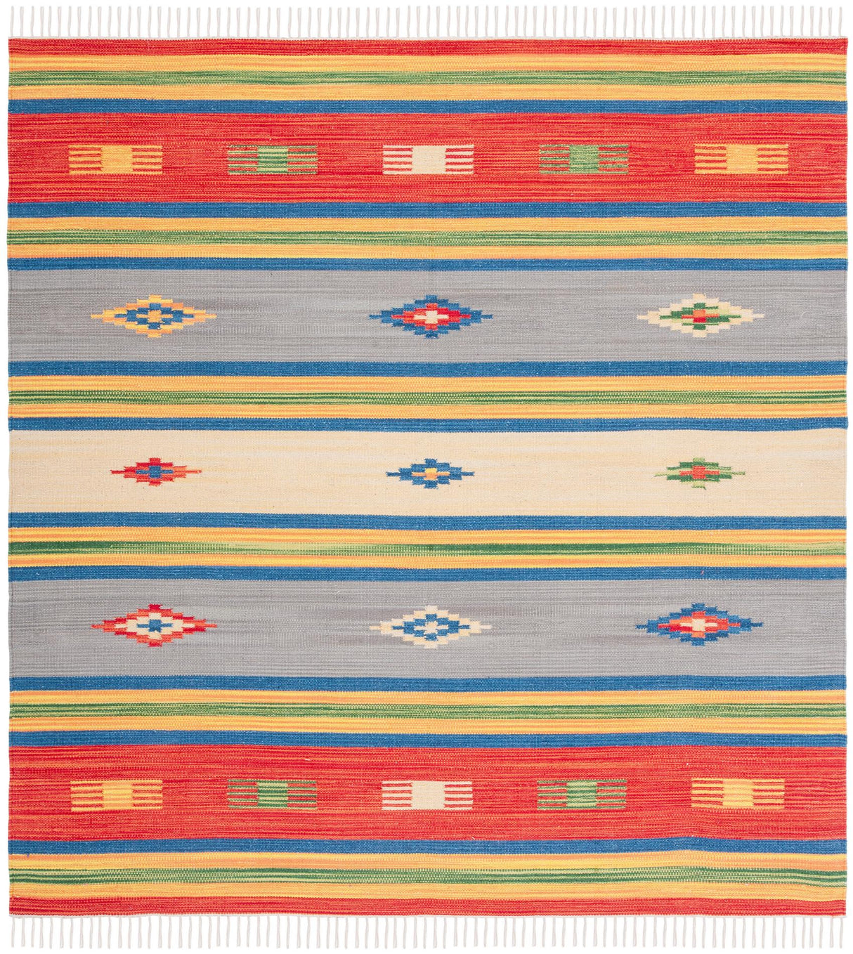 Safavieh Montauk Mtk555M Blue/Red Rugs.