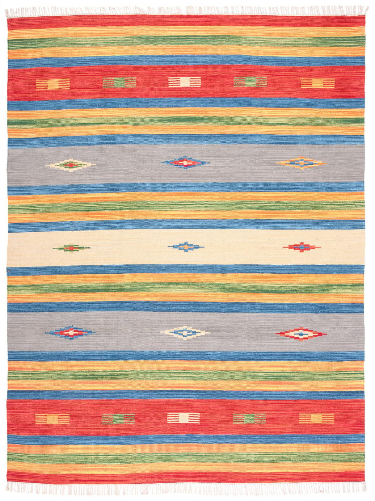 Safavieh Montauk Mtk555M Blue/Red Rugs.