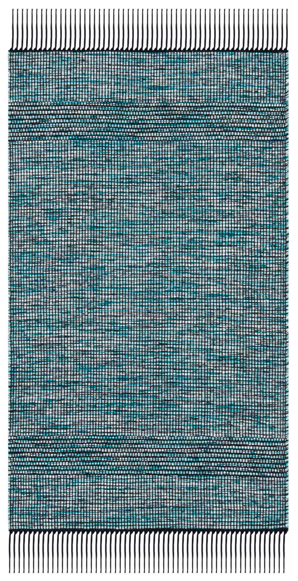 Safavieh Montauk Mtk620K Turquoise/Black Rugs.