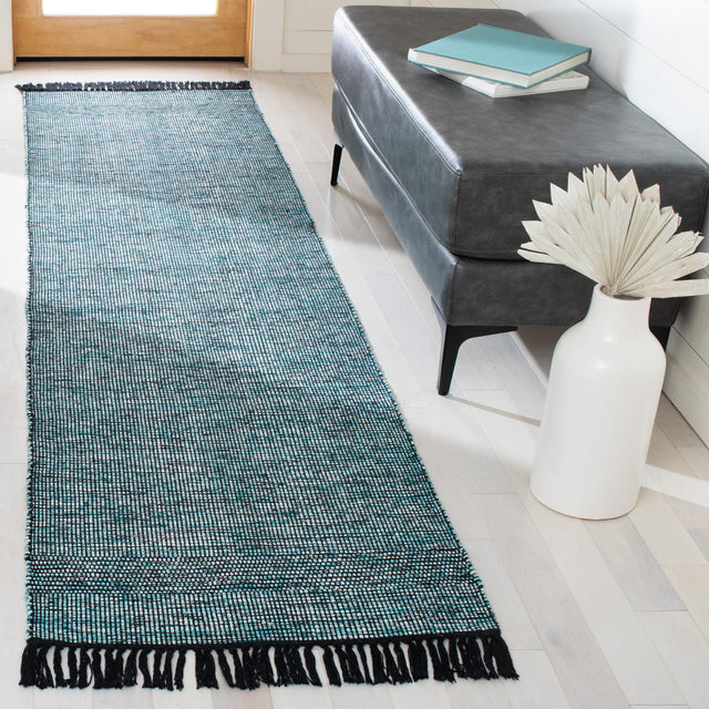 Safavieh Montauk Mtk620K Turquoise/Black Rugs.