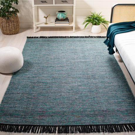 Safavieh Montauk Mtk620K Turquoise/Black Rugs.